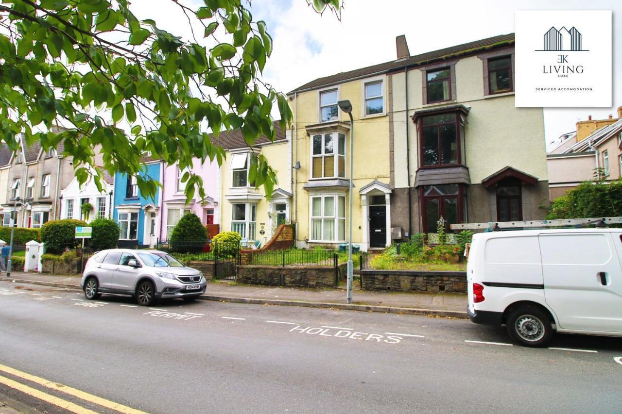 Cosy Apartment In The Heart Of Uplands - Swansea - Prime Location - By Ekliving Luxe Exteriér fotografie